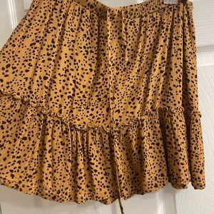 Leopard Skirt
